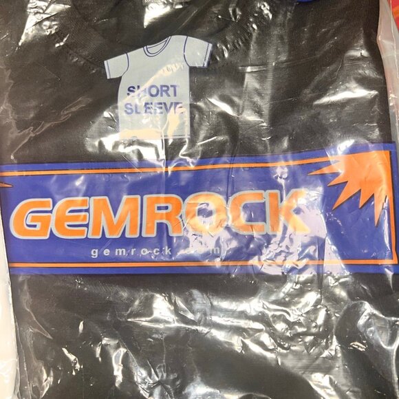 WHITE GEMROCK MENS CREW NECK TEE COTTON TSHIRT 2 PIECE SET - Picture 5 of 5